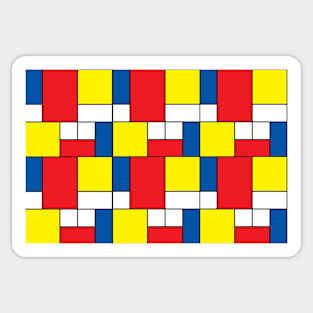 Mondrian_I Sticker